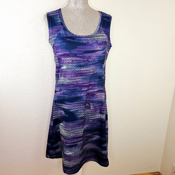 Peace & Pearls Mermaid Print Stretchy Pullover Dress - Picture 1 of 7